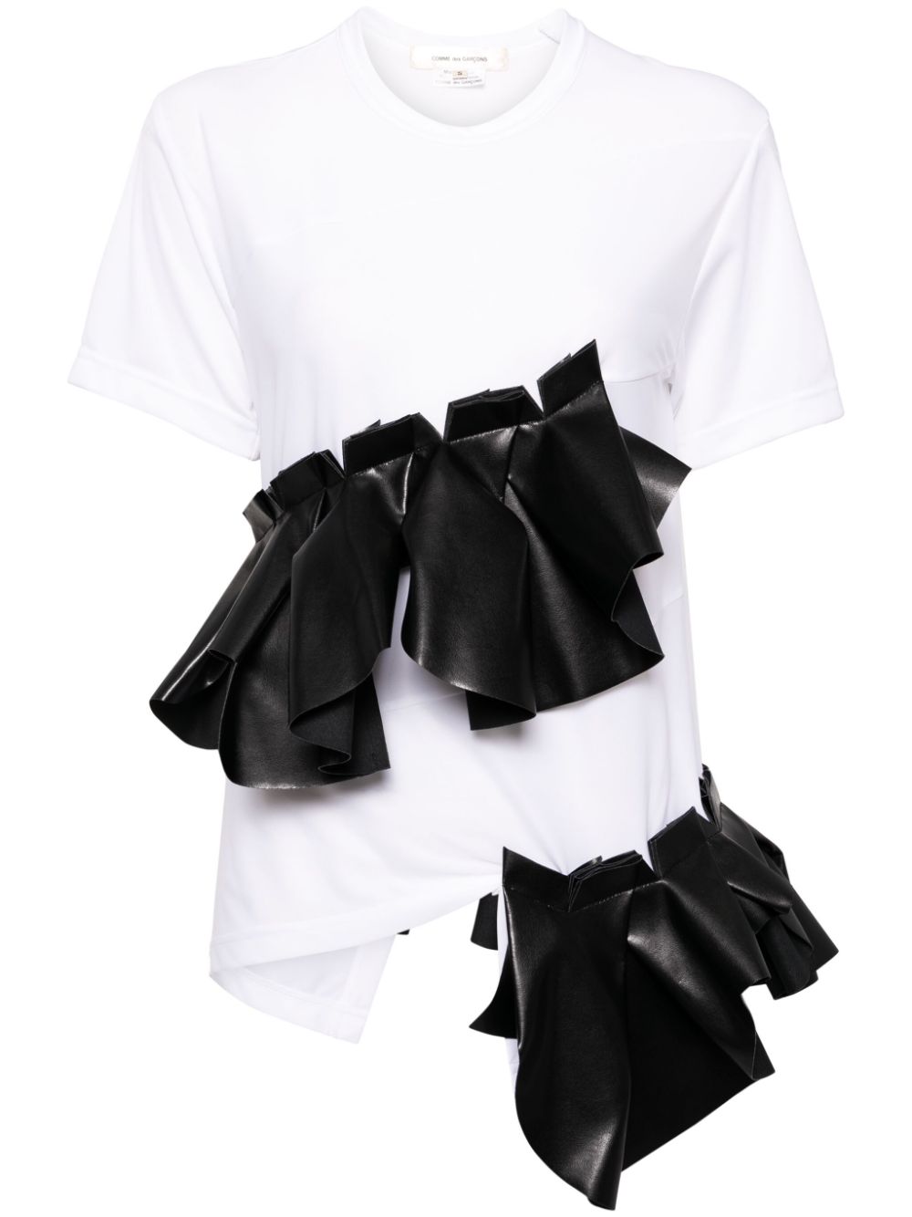 Comme Des Garçons asymmetric T-shirt - White von Comme Des Garçons