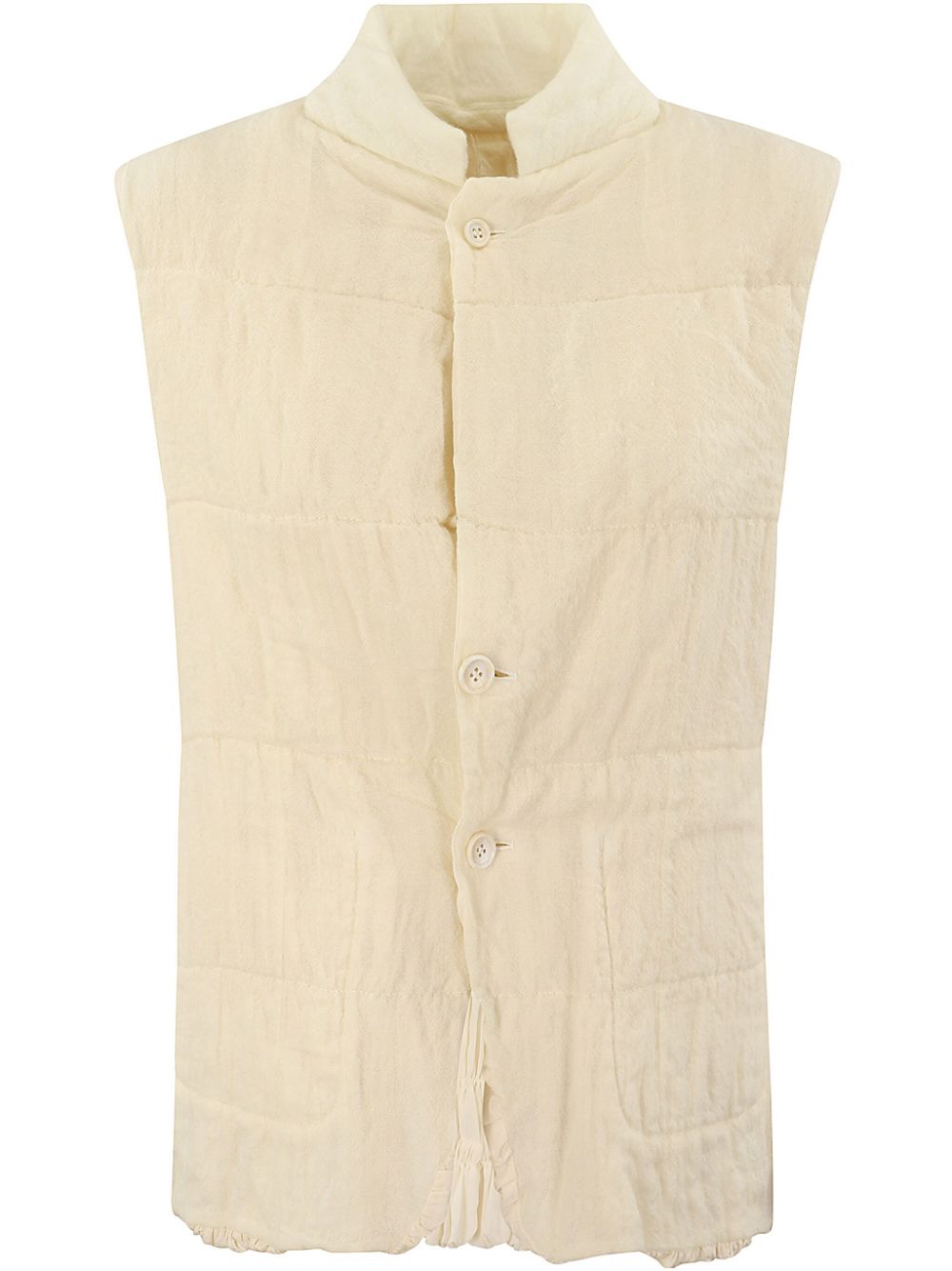 Comme Des Garçons button-up gilet - Neutrals von Comme Des Garçons