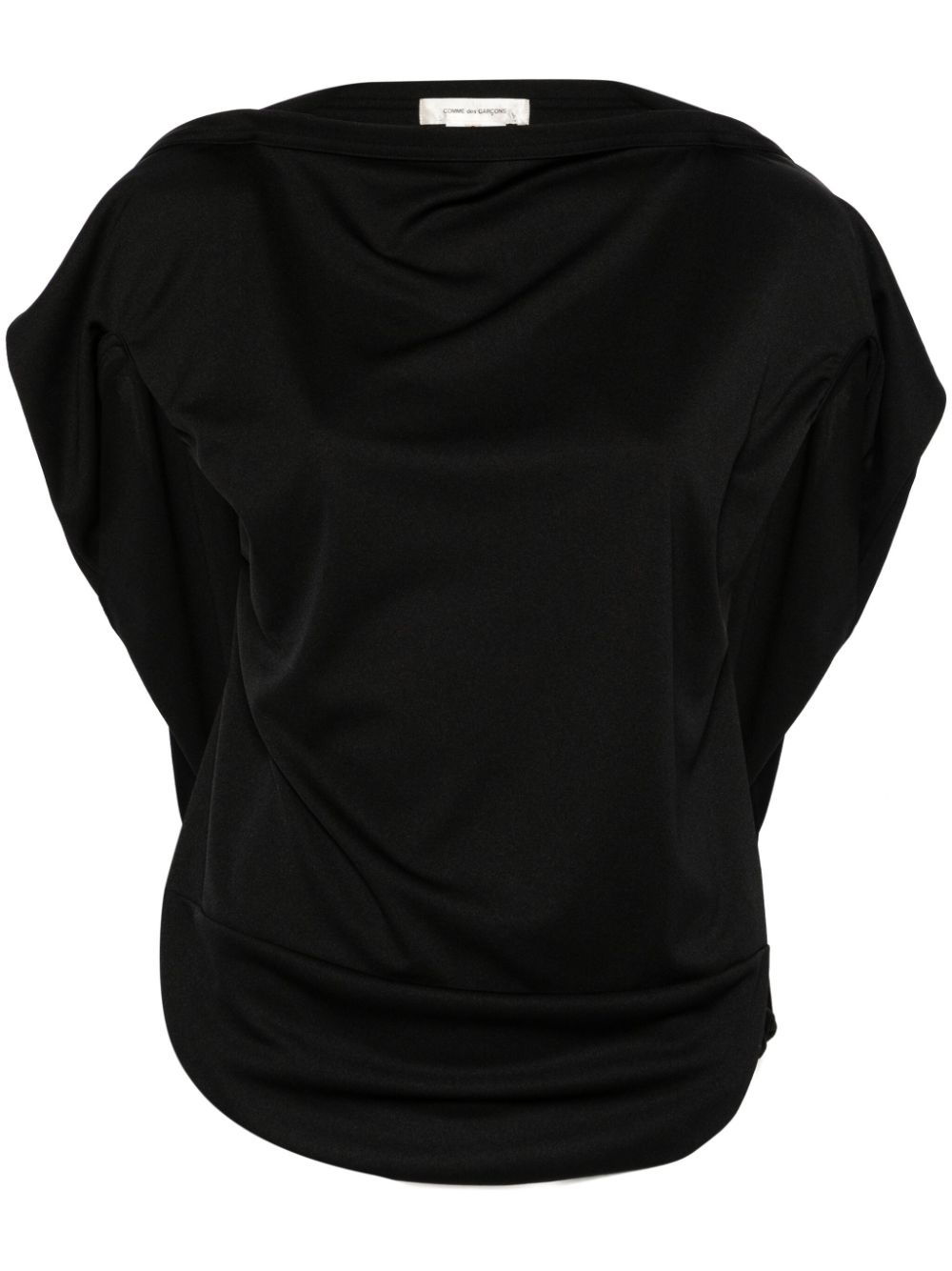 Comme Des Garçons cowl-neck draped blouse - Black von Comme Des Garçons