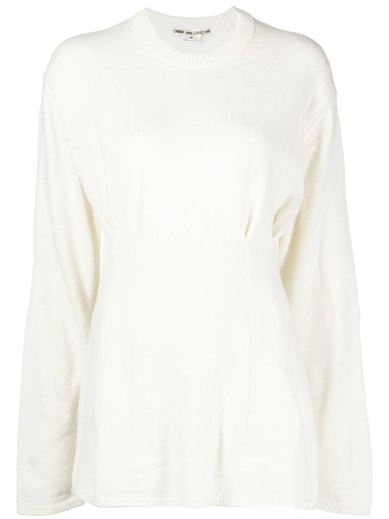 Comme Des Garçons crew-neck jumper - White von Comme Des Garçons