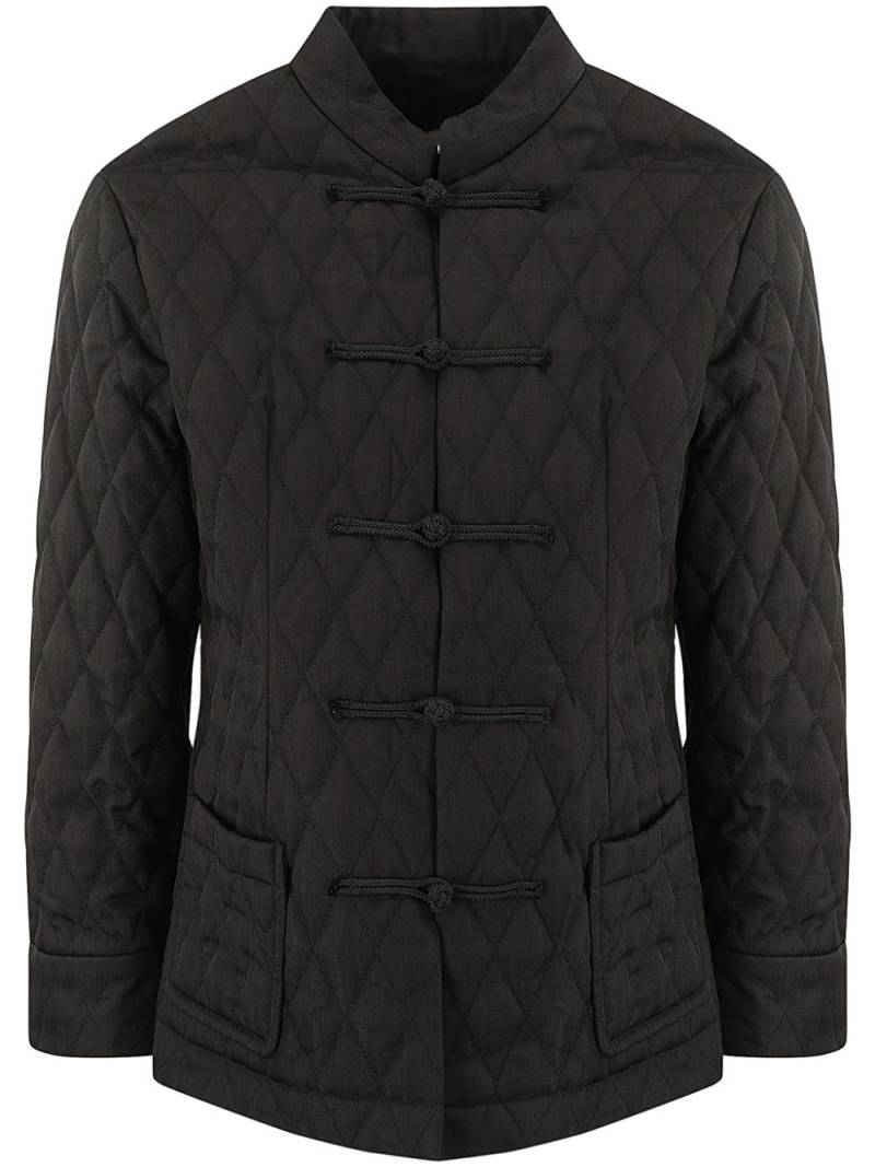 Comme Des Garçons diamond-quilted puffer jacket - Black von Comme Des Garçons