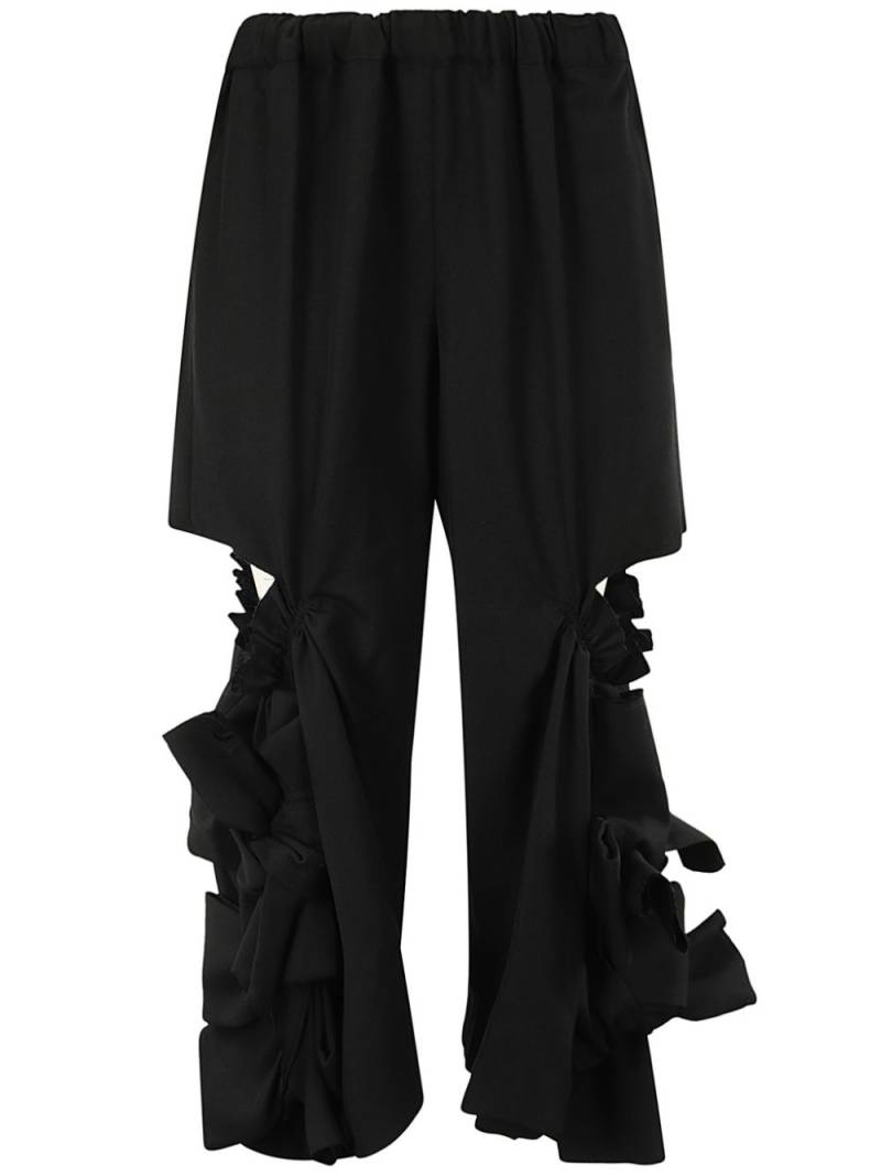 Comme Des Garçons distressed trousers - Black von Comme Des Garçons