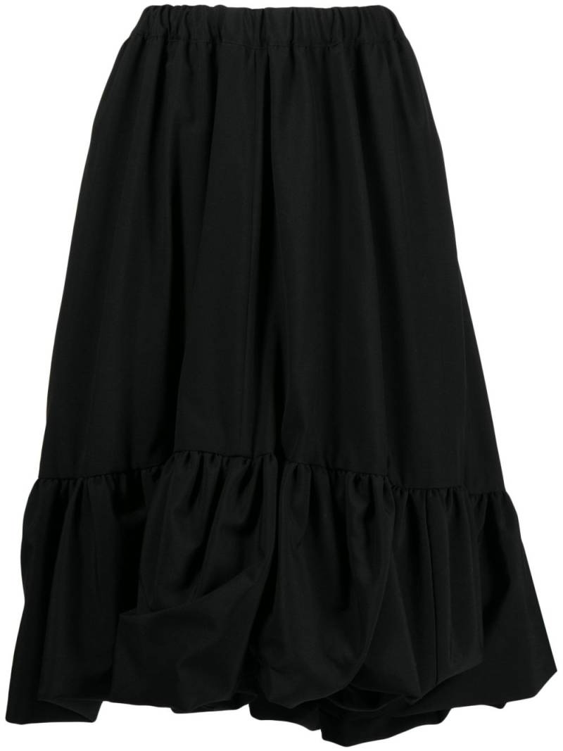 Comme Des Garçons elasticated-waistband full skirt - Black von Comme Des Garçons