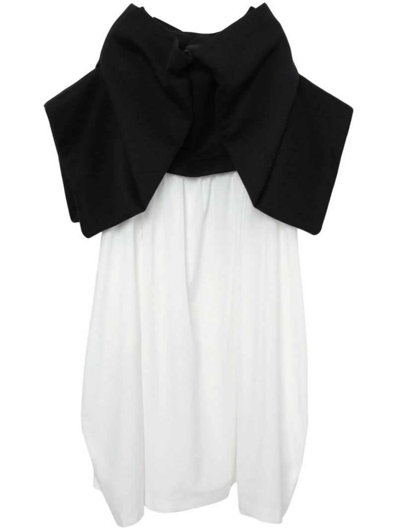 Comme Des Garçons off-shoulder puffball midi dress - Black von Comme Des Garçons