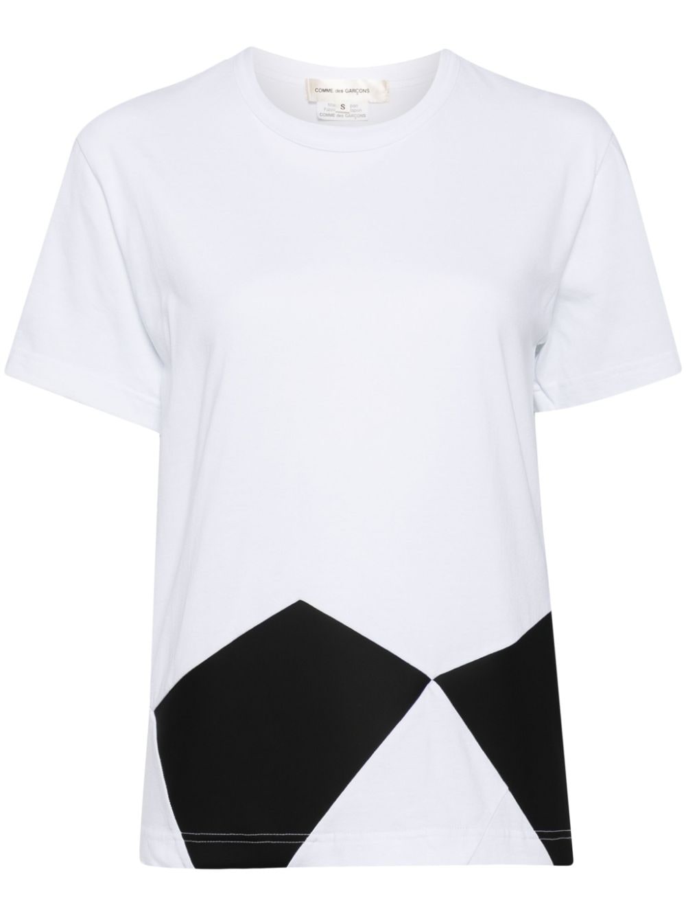 Comme Des Garçons panelled T-shirt - White von Comme Des Garçons