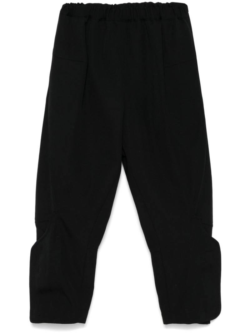 Comme Des Garçons wool cropped trousers - Black von Comme Des Garçons