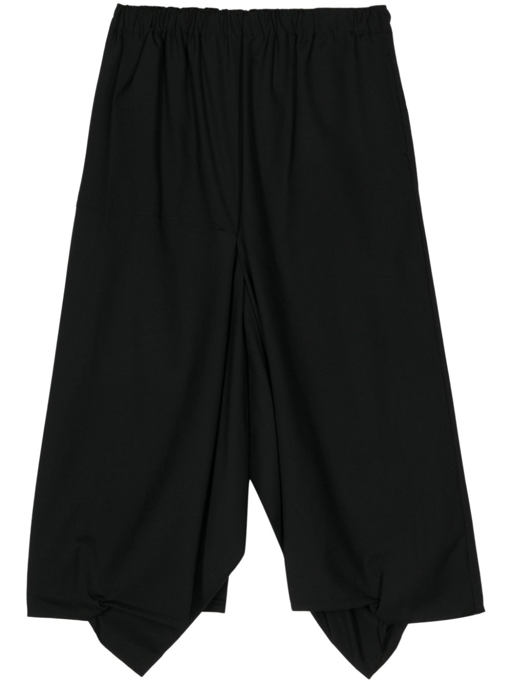 Comme Des Garçons wool drop-crotch trousers - Black von Comme Des Garçons