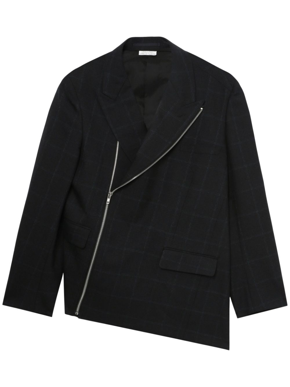 Comme des Garçons Homme Deux asymmetric blazer - Blue von Comme des Garçons Homme Deux