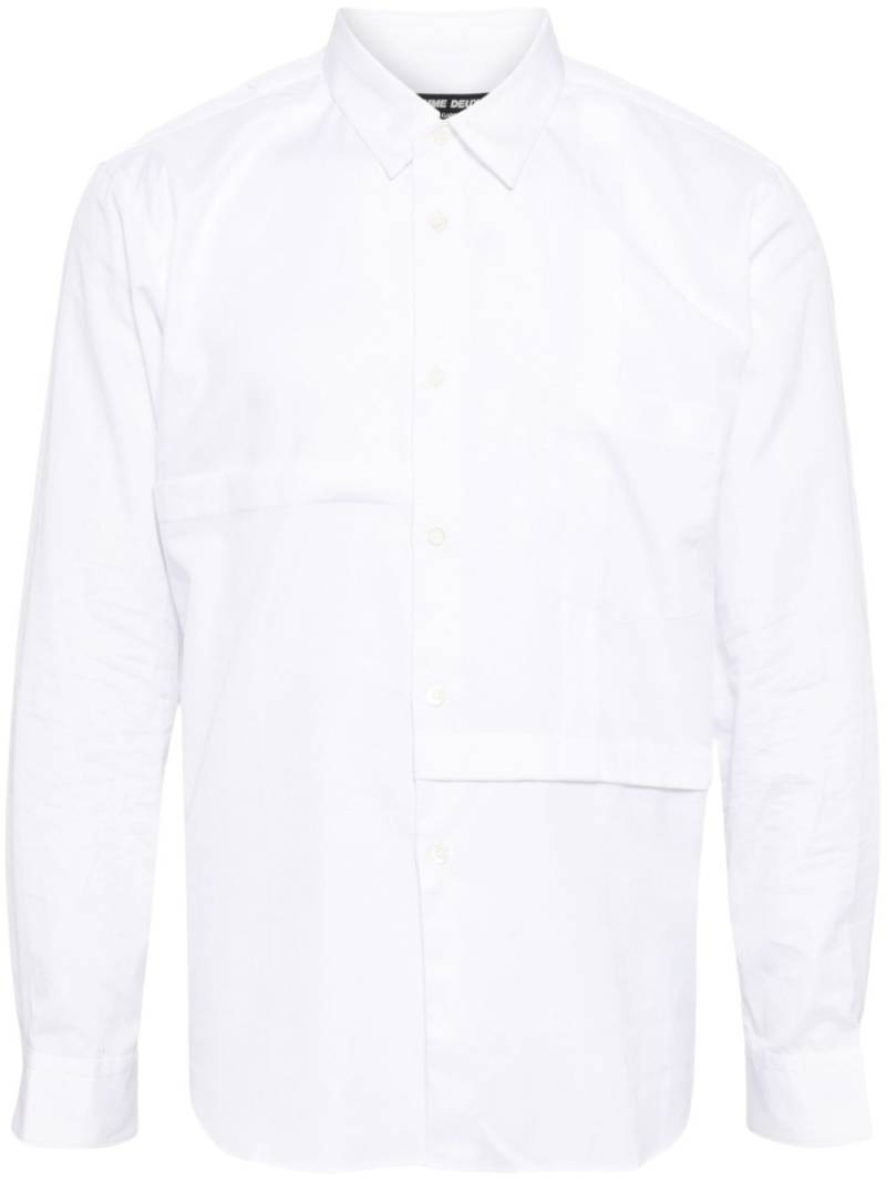 Comme des Garçons Homme Deux dual-fabric shirt - White von Comme des Garçons Homme Deux