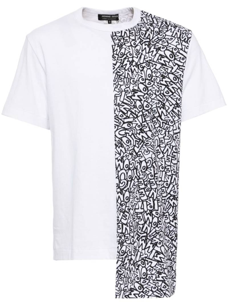 Comme des Garçons Homme Deux graphic-print cotton T-shirt - White von Comme des Garçons Homme Deux