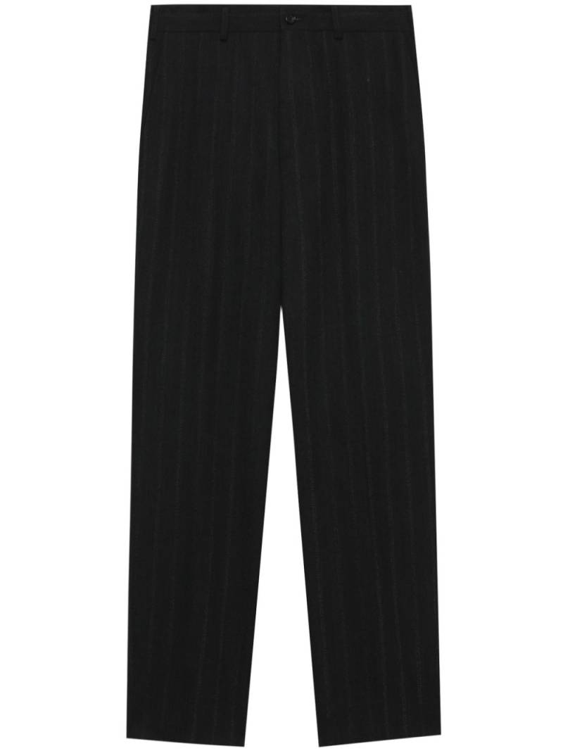 Comme des Garçons Homme Deux pinstripe-pattern trouser - Brown von Comme des Garçons Homme Deux