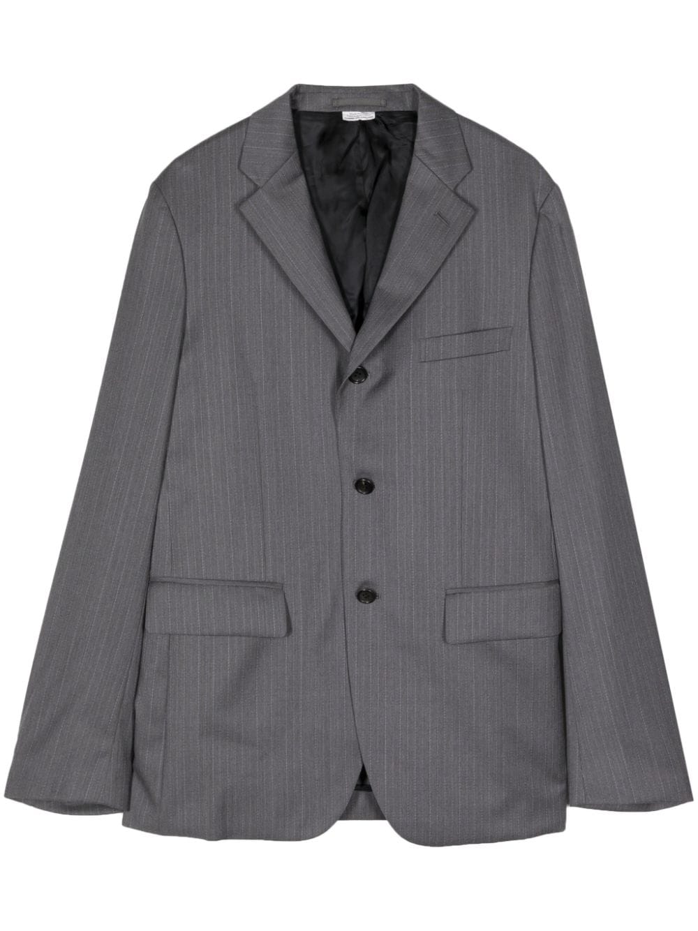 Comme des Garçons Homme Deux pinstripe-pattern wool blazer - Grey von Comme des Garçons Homme Deux