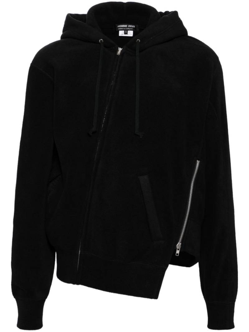 Comme des Garçons Homme Deux shearling hooded jacket - Black von Comme des Garçons Homme Deux