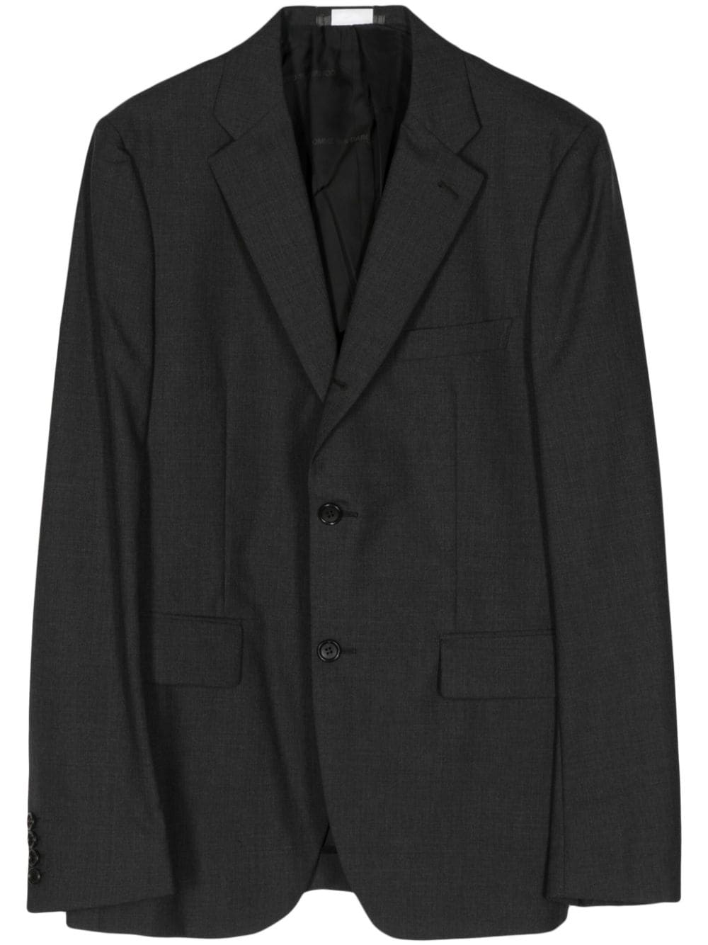 Comme des Garçons Homme Deux single-breasted wool blazer - Grey von Comme des Garçons Homme Deux