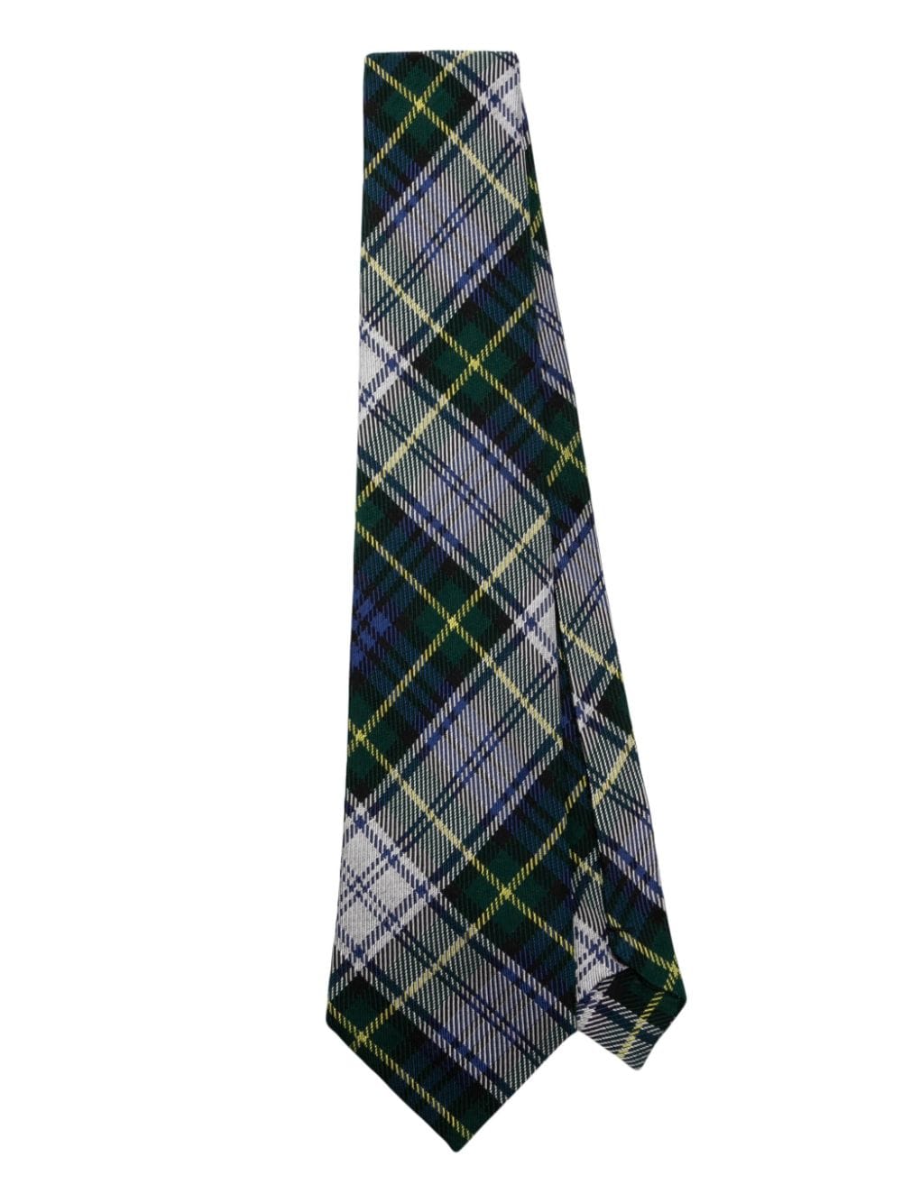 Comme des Garçons Homme Deux tartan check tie - Blue von Comme des Garçons Homme Deux