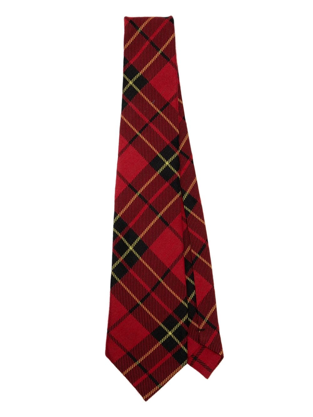 Comme des Garçons Homme Deux tartan check tie - Red von Comme des Garçons Homme Deux