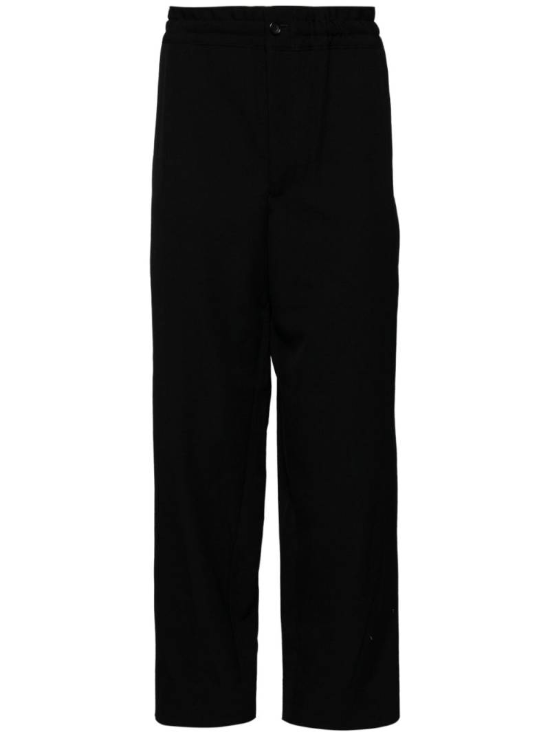 Comme des Garçons Homme Deux wool tapered trousers - Black von Comme des Garçons Homme Deux