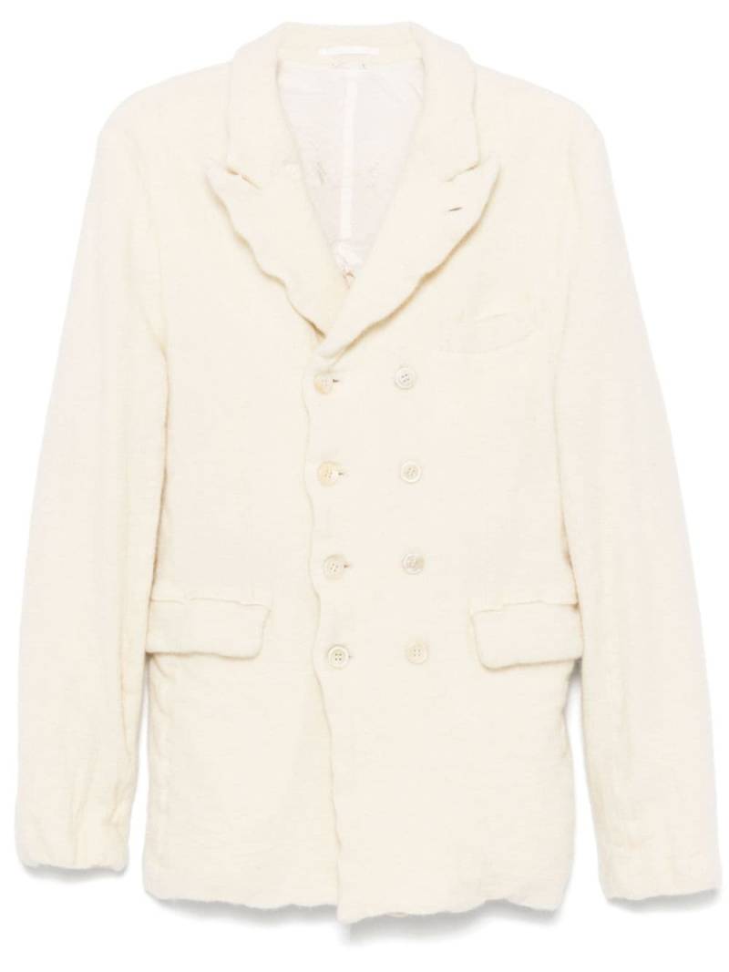 Comme des Garçons Homme Plus brushed blazer - Yellow von Comme des Garçons Homme Plus