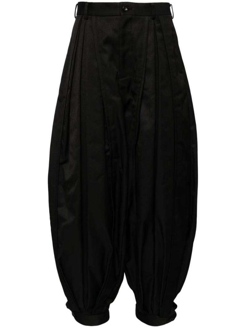 Comme des Garçons Homme Plus button-fastening straps pants - Black von Comme des Garçons Homme Plus