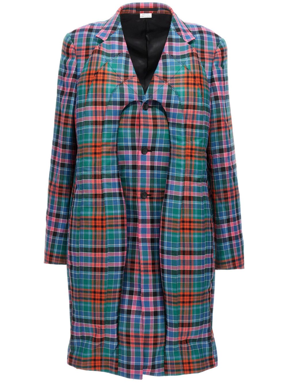 Comme des Garçons Homme Plus checked coat - Pink von Comme des Garçons Homme Plus