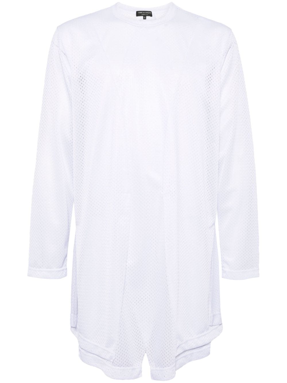 Comme des Garçons Homme Plus crew-neck mesh T-shirt - White von Comme des Garçons Homme Plus