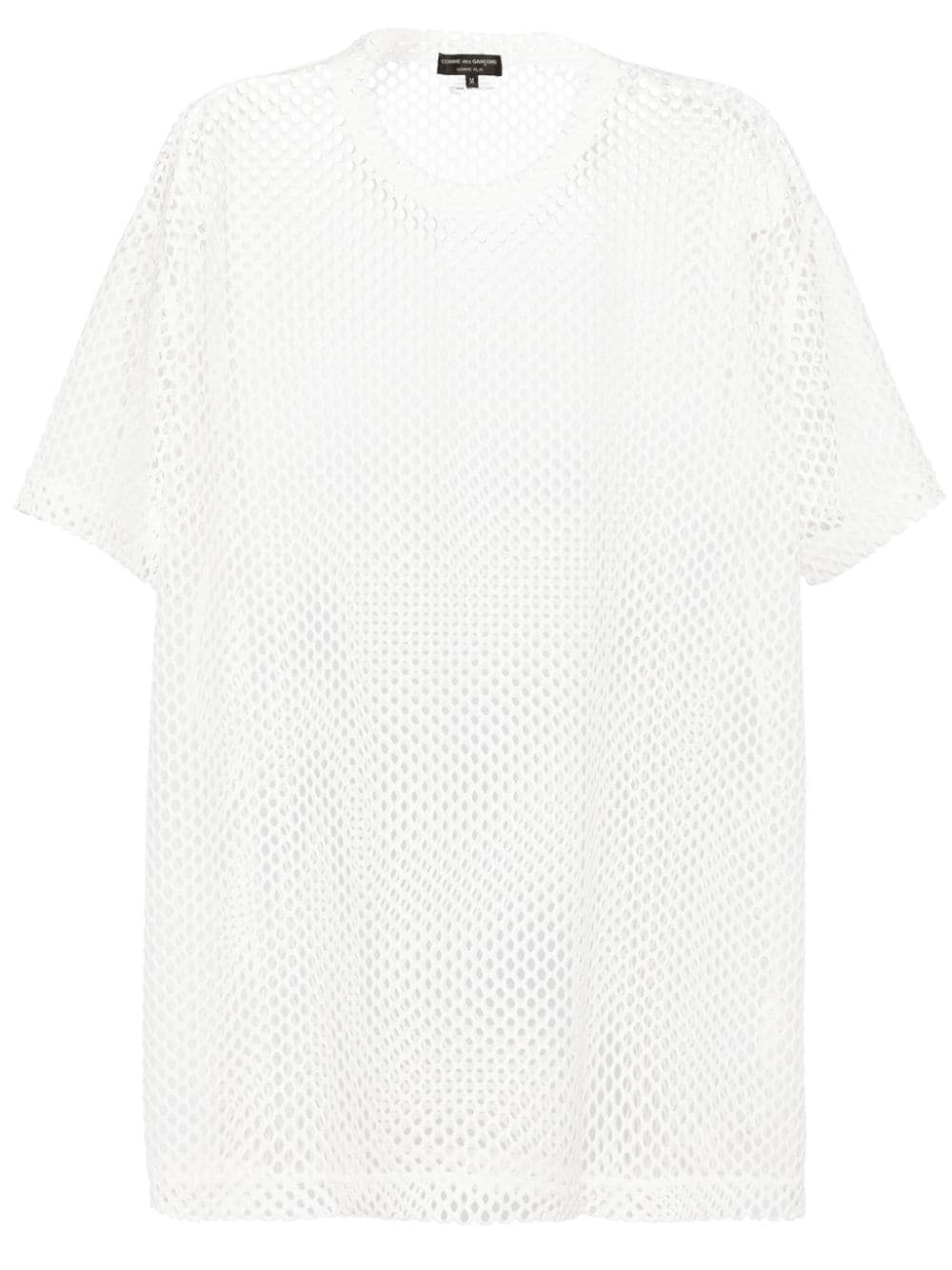 Comme des Garçons Homme Plus crew-neck mesh T-shirt - White von Comme des Garçons Homme Plus