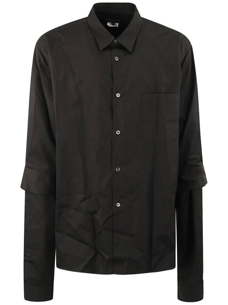 Comme des Garçons Homme Plus double-sleeve shirt - Black von Comme des Garçons Homme Plus