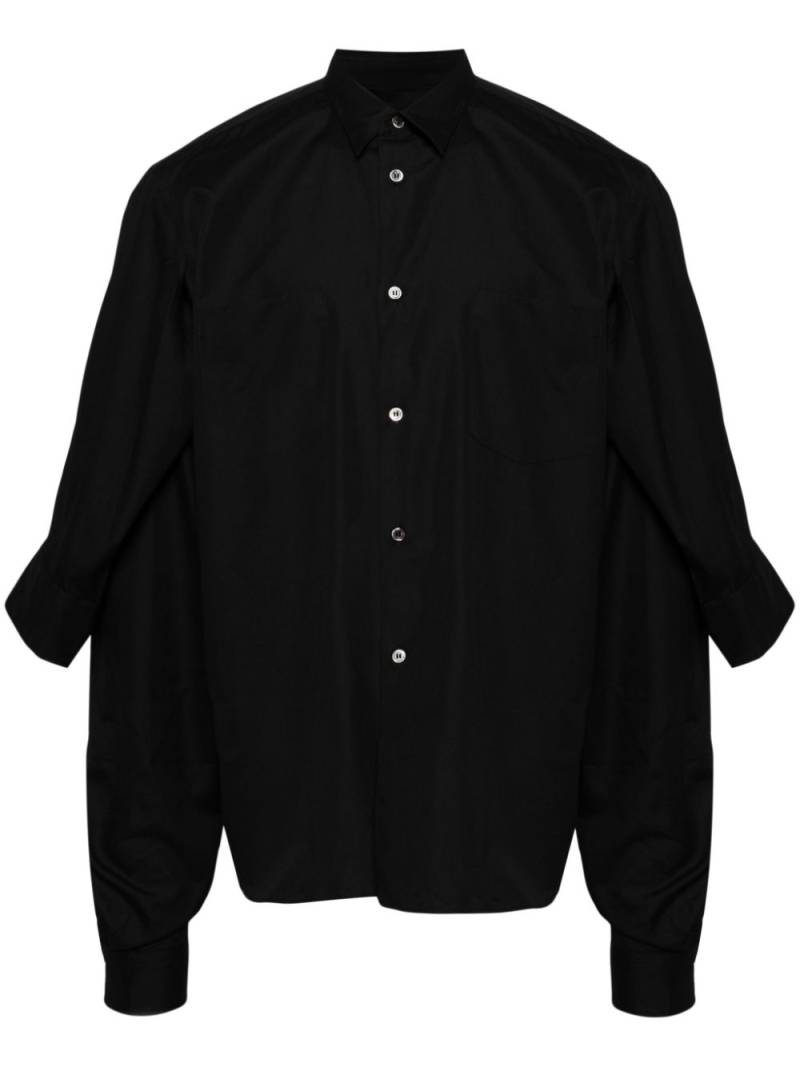 Comme des Garçons Homme Plus double-sleeved shirt - Black von Comme des Garçons Homme Plus