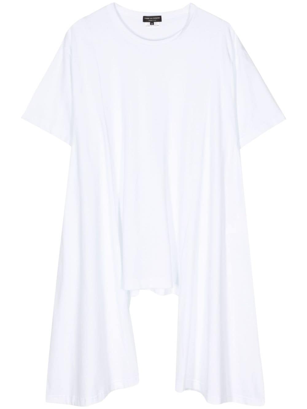 Comme des Garçons Homme Plus draped-detail cotton T-shirt - White von Comme des Garçons Homme Plus