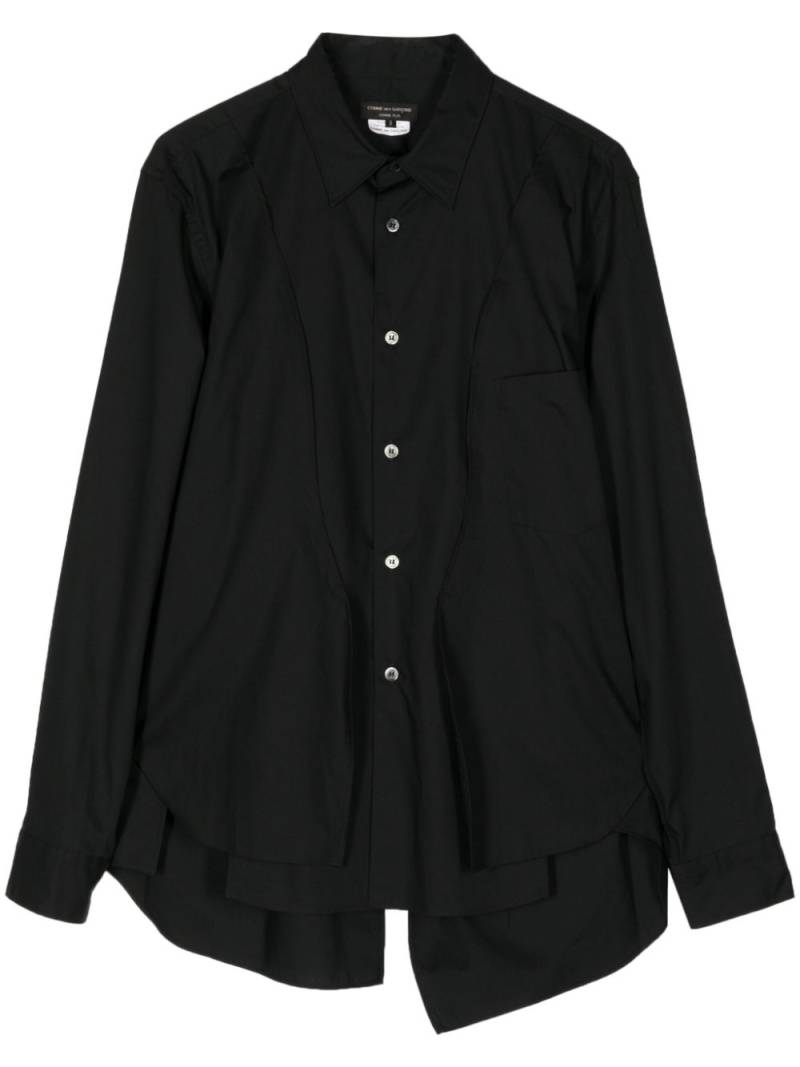 Comme des Garçons Homme Plus layered cotton shirt - Black von Comme des Garçons Homme Plus