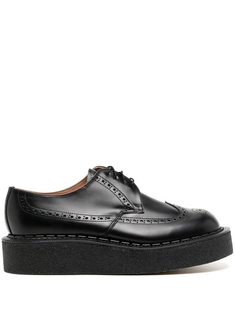 Comme des Garçons Homme Plus leather platform derby shoes - Black von Comme des Garçons Homme Plus