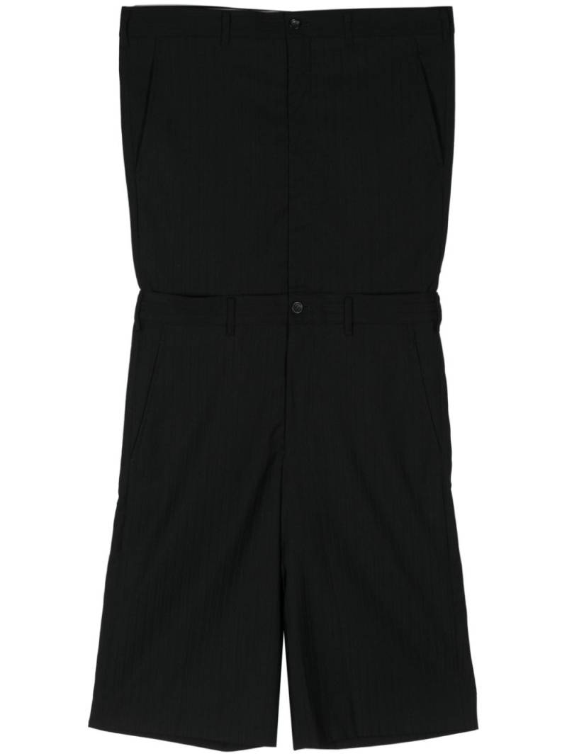 Comme des Garçons Homme Plus panelled tailored trousers - Black von Comme des Garçons Homme Plus