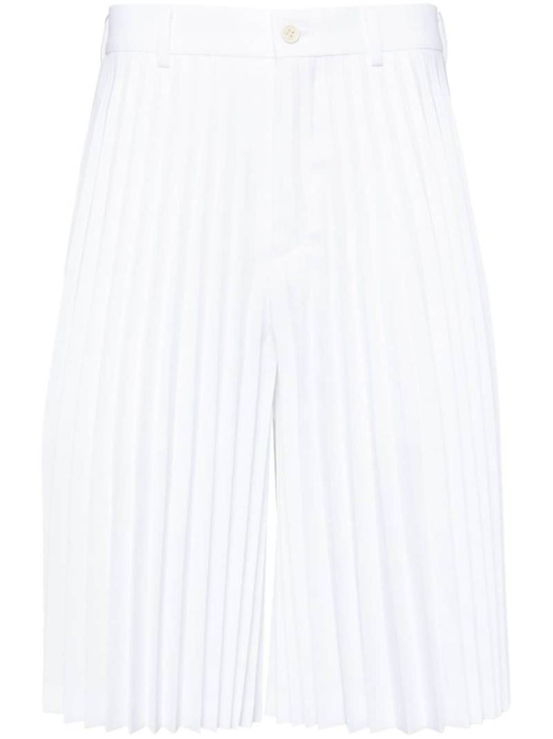 Comme des Garçons Homme Plus pleat detailing shorts - White von Comme des Garçons Homme Plus