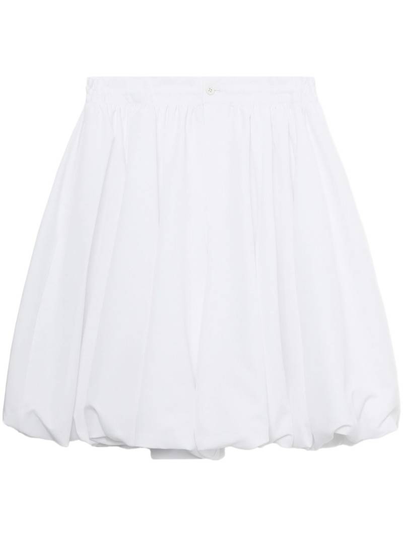 Comme des Garçons Homme Plus pleated midi skirt - White von Comme des Garçons Homme Plus