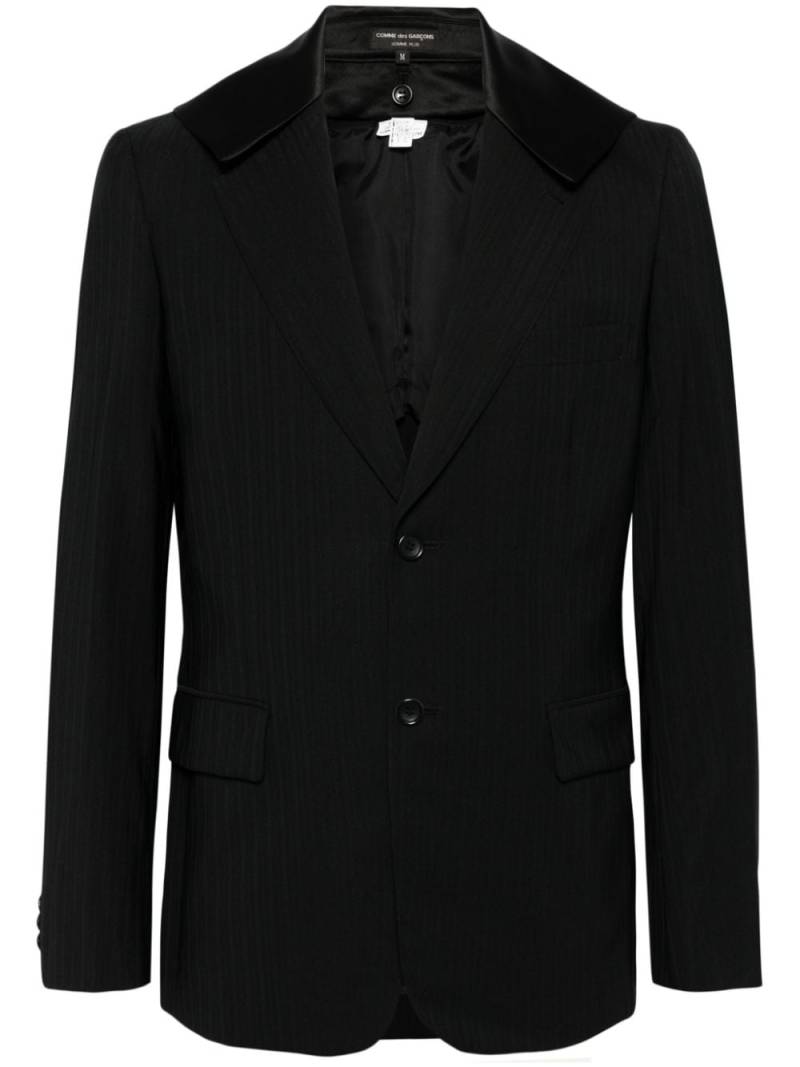 Comme des Garçons Homme Plus single-breasted wool blazer - Black von Comme des Garçons Homme Plus