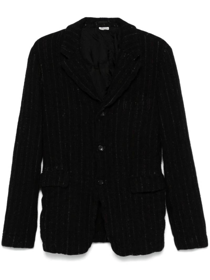 Comme des Garçons Homme Plus striped blazer - Black von Comme des Garçons Homme Plus