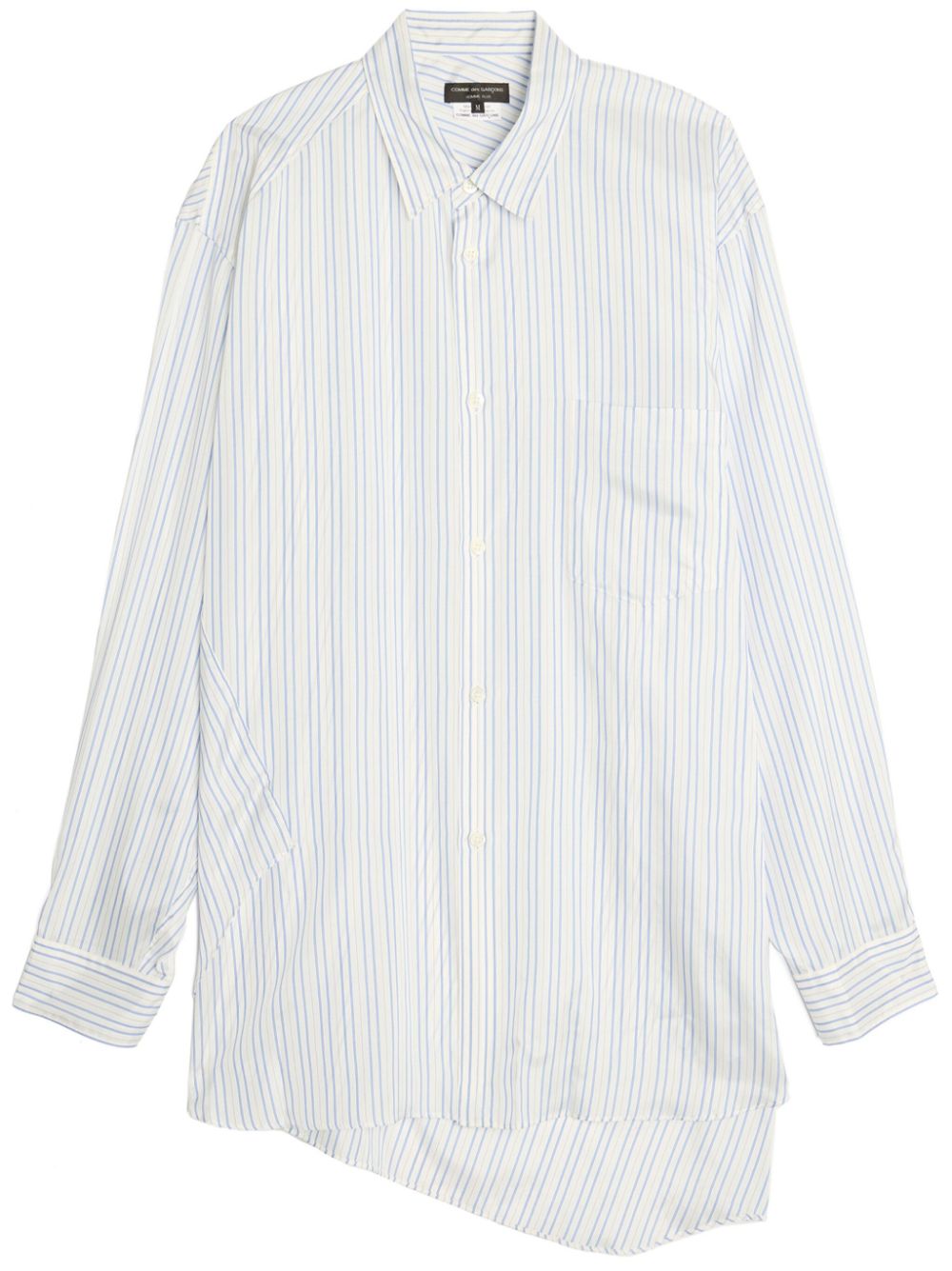 Comme des Garçons Homme Plus striped shirt - White von Comme des Garçons Homme Plus