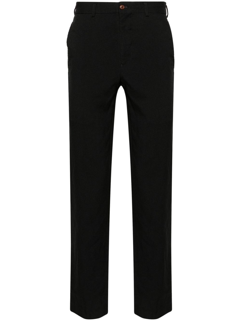 Comme des Garçons Homme Plus tapered-leg gabardine trousers - Black von Comme des Garçons Homme Plus