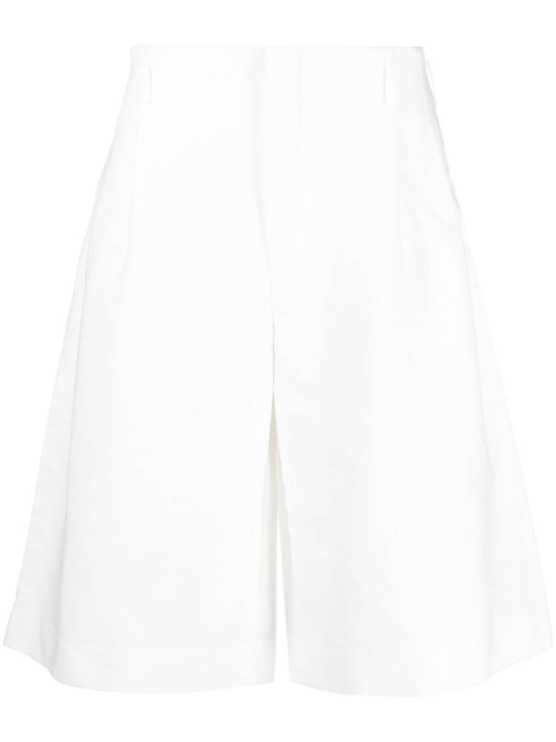 Comme des Garçons Homme Plus wide-leg tailored shorts - White von Comme des Garçons Homme Plus