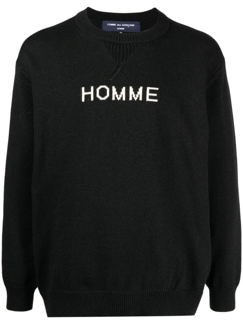 Comme des Garçons Homme Homme knit jumper - Black von Comme des Garçons Homme