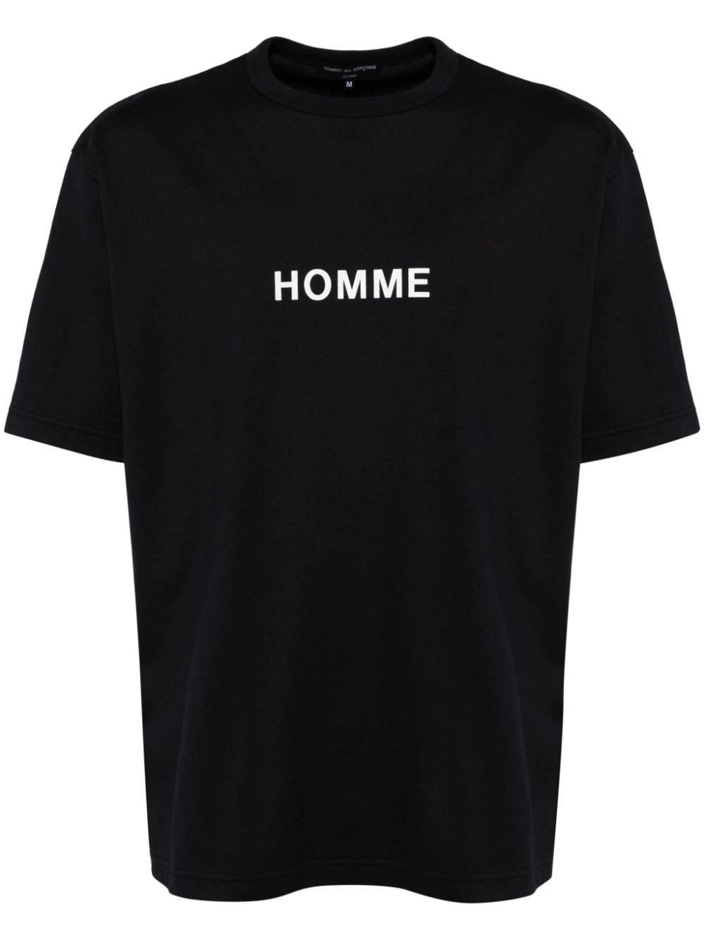 Comme des Garçons Homme Homme-print cotton T-shirt - Black von Comme des Garçons Homme