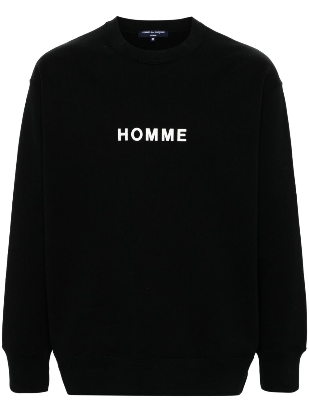 Comme des Garçons Homme Sudadera cotton sweatshirt - Black von Comme des Garçons Homme