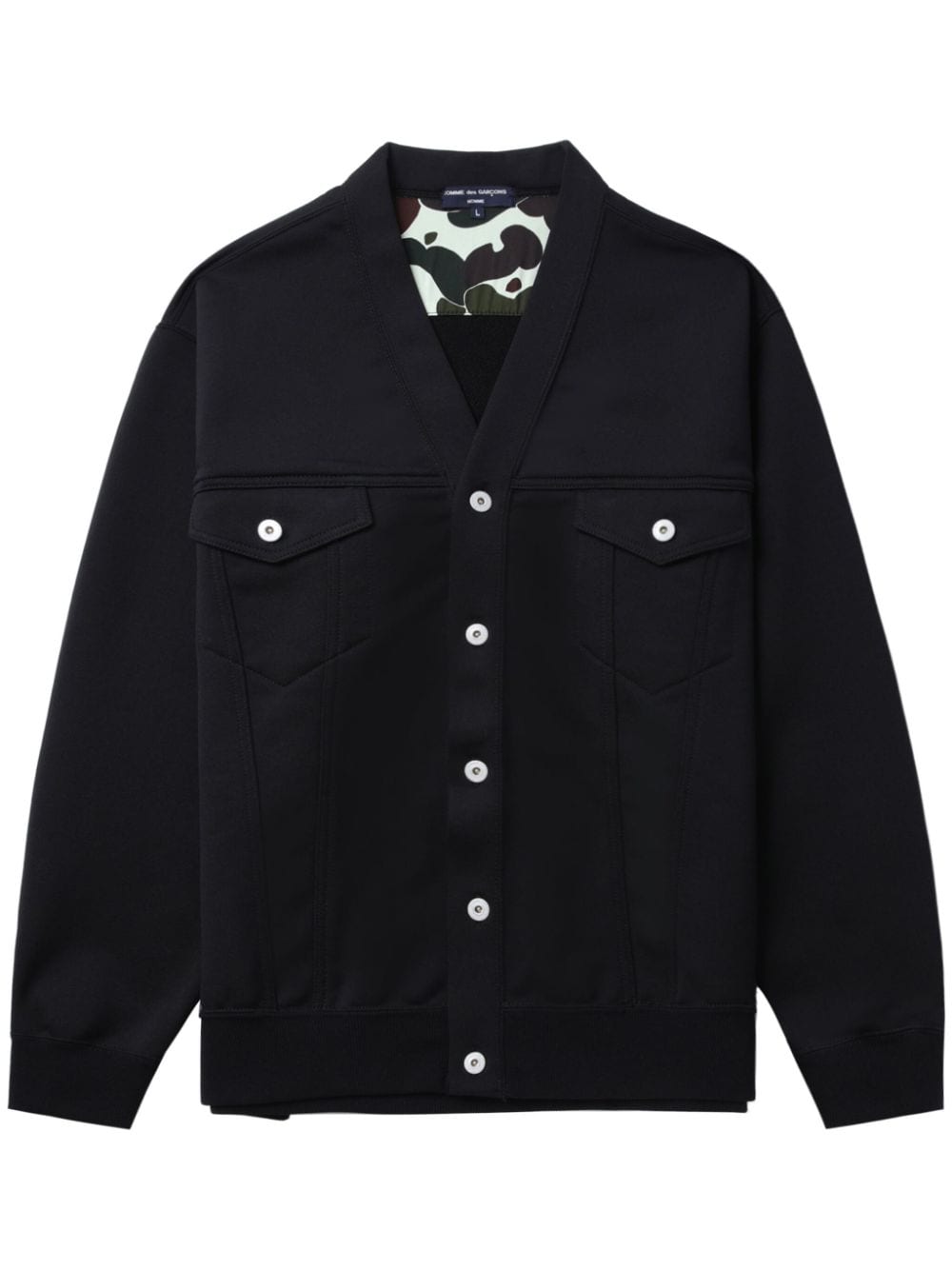 Comme des Garçons Homme V-neck cardigan - Black von Comme des Garçons Homme