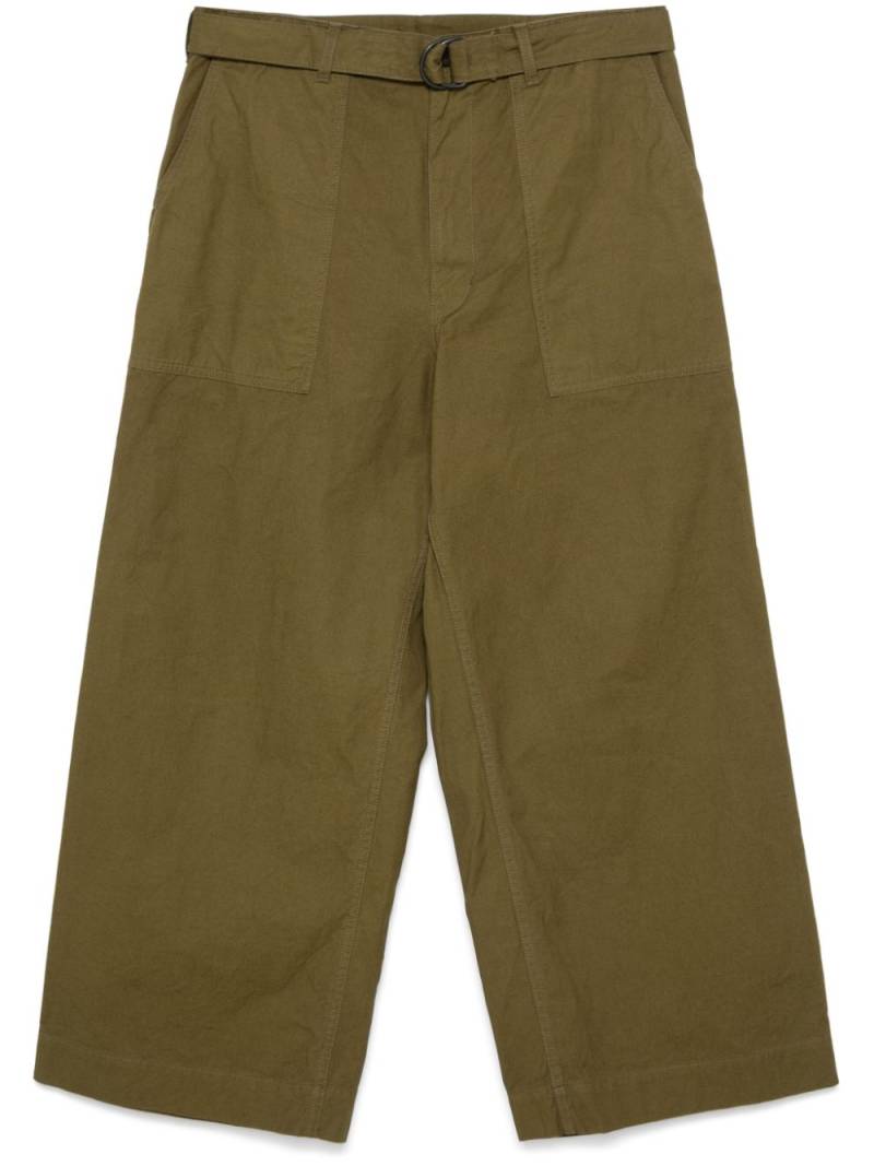 Comme des Garçons Homme belted trousers - Green von Comme des Garçons Homme