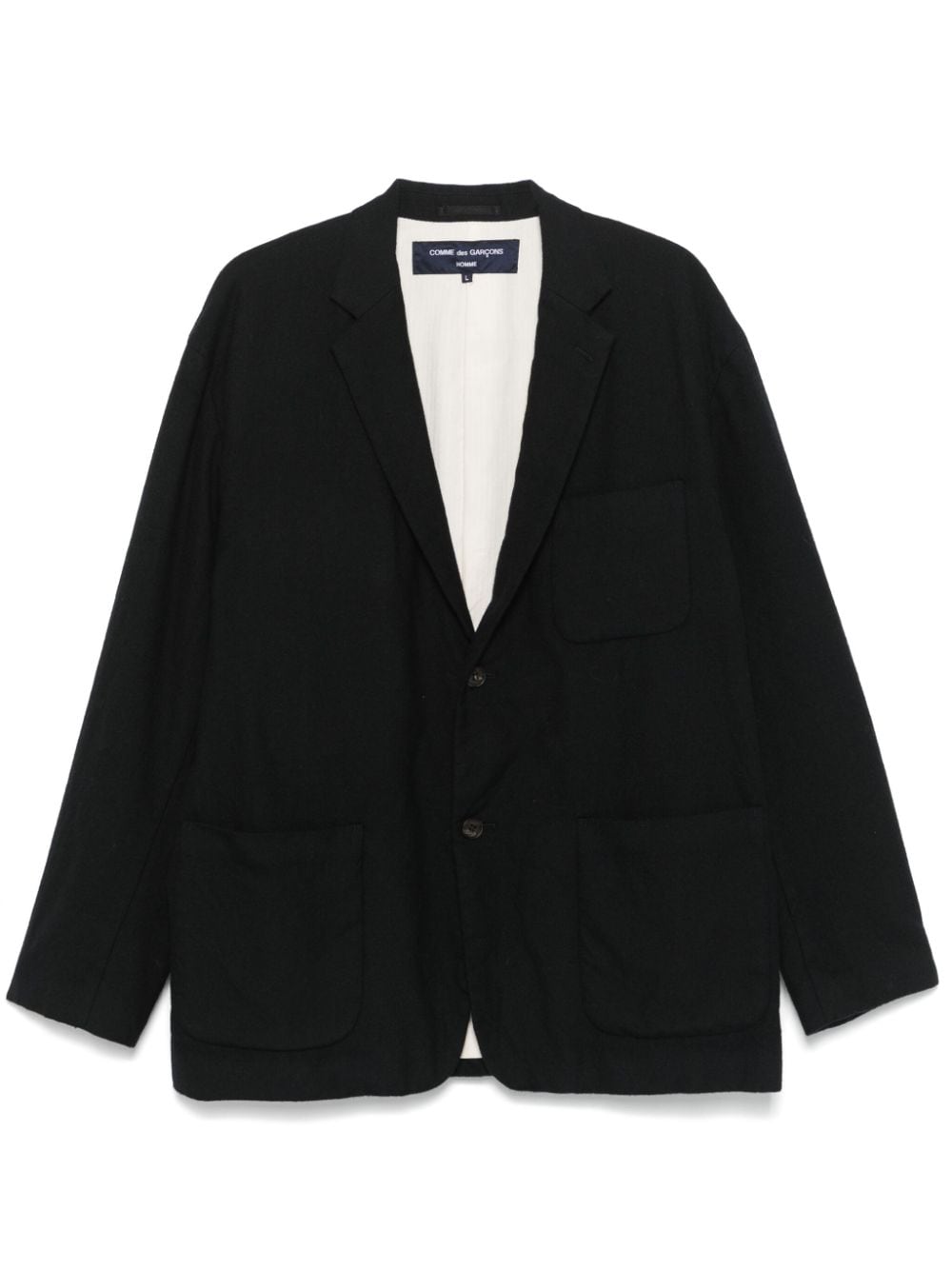 Comme des Garçons Homme boiled-wool blazer - Blue von Comme des Garçons Homme