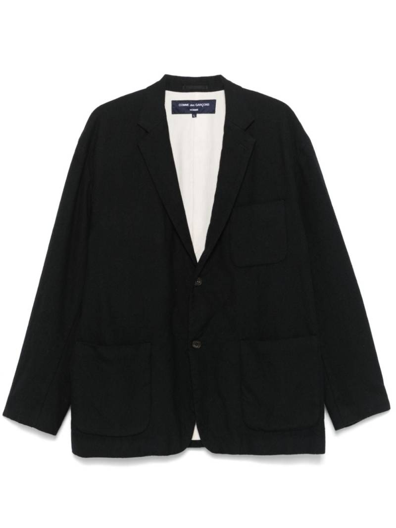 Comme des Garçons Homme boiled-wool blazer - Blue von Comme des Garçons Homme