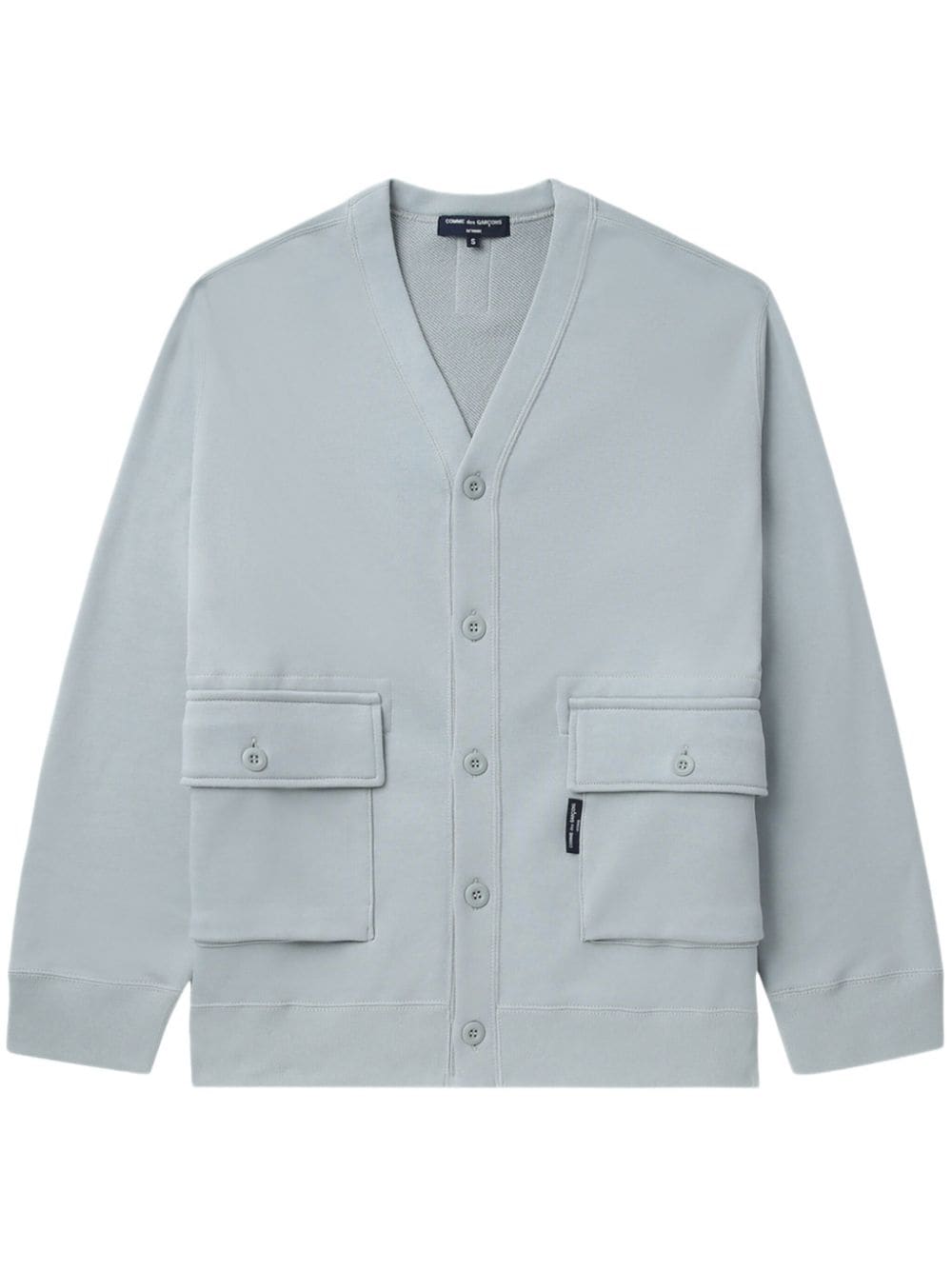 Comme des Garçons Homme cargo-pocket cotton cardigan - Grey von Comme des Garçons Homme