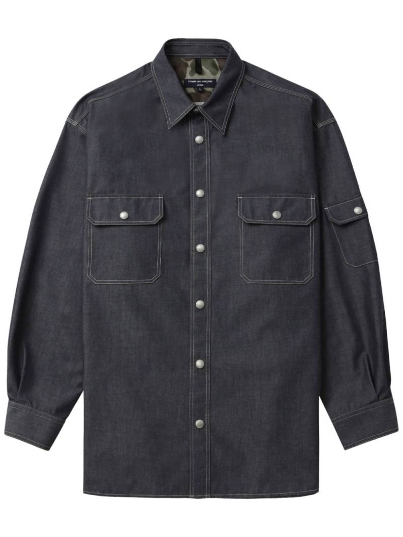 Comme des Garçons Homme denim shirt - Blue von Comme des Garçons Homme