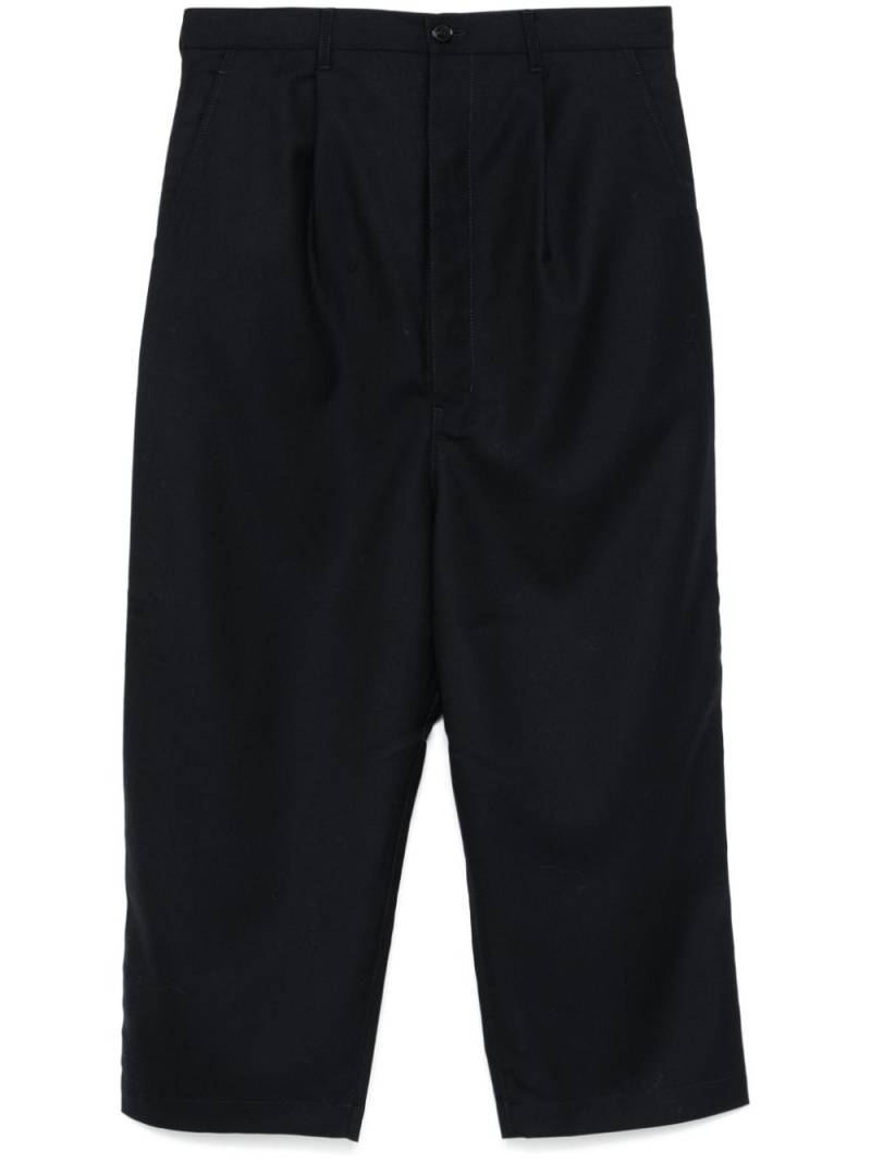 Comme des Garçons Homme drop-crotch trousers - Blue von Comme des Garçons Homme