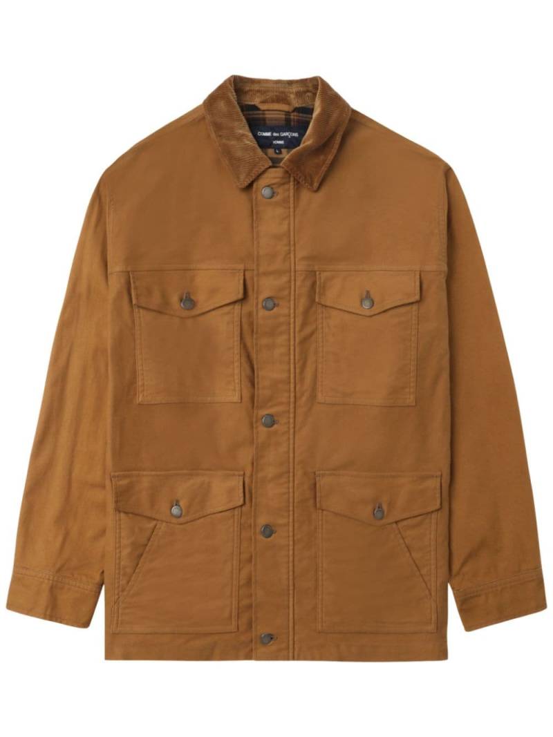 Comme des Garçons Homme elbow-patch jacket - Brown von Comme des Garçons Homme